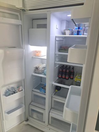Frigorífico Americano Samsung Blanco