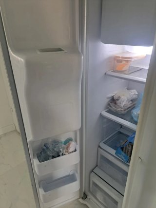 Frigorífico Americano Samsung Blanco