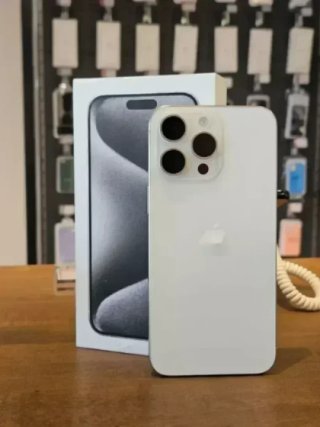 IPHONE 15 PRO MAX 512GB BLANCO 100% BATERÍA