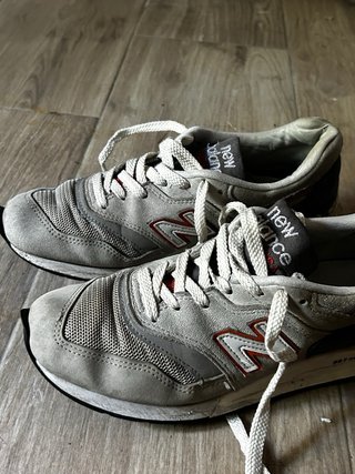 Zapatillas New Balance 997 Gris/Rojo