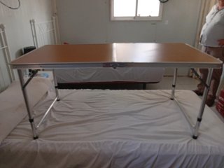 Mesa plegable para playa o camping