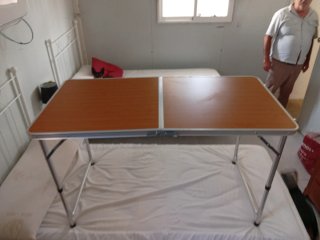 Mesa plegable para playa o camping