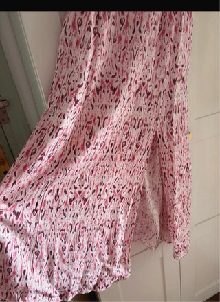 Vestido Zara estampado rosa