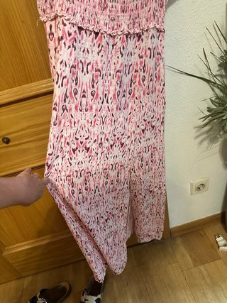 Vestido Zara estampado rosa