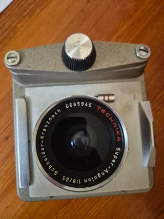 Lote Linhof Super Technika IV 4x5 + 3 Objetivos