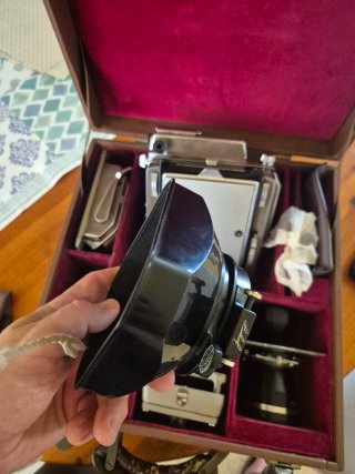 Lote Linhof Super Technika IV 4x5 + 3 Objetivos