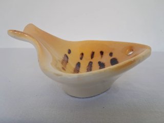 4 CUENCOS CERAMICA VINTAGE CON FORMA DE PEZ