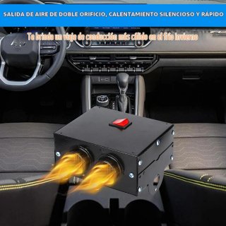 Calentador Coche 12V Desempañador