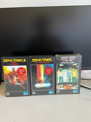 Lote 3 VHS Star Trek (Español)