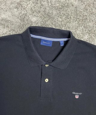 GANT Polo Azul Marino Logo Escudo Talla L