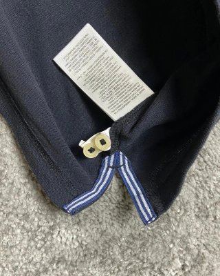 GANT Polo Azul Marino Logo Escudo Talla L