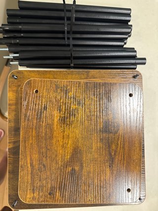 Estantería de madera para plantas de interior
