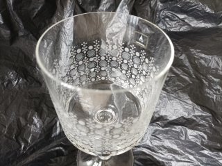 Copa cristal con grabados