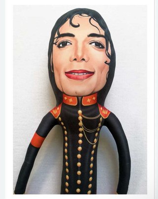 peluche payo de michael jackson pelo rizado