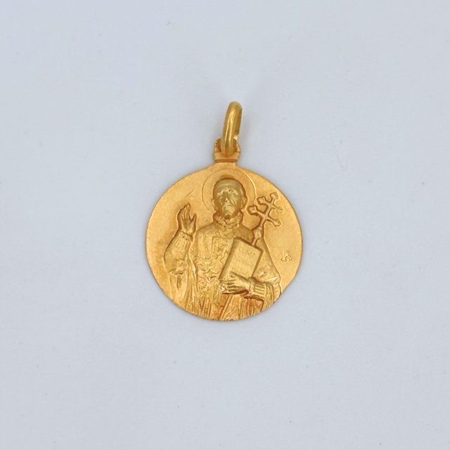 Colgante Oro 18K, San Ignacio de Loyola, 2.47gr
