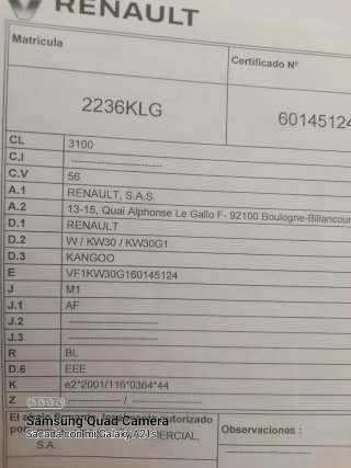 Renault Kangoo 2018