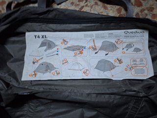 Tienda de campaña Quechua T4 XL 4 personas