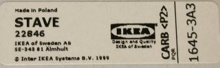 Espejo Stave Ikea - Color Madera