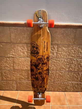 Longboard Loaded Bhangra y guantes