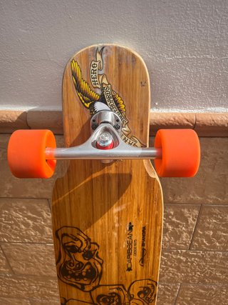 Longboard Loaded Bhangra y guantes