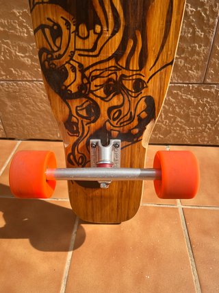 Longboard Loaded Bhangra y guantes