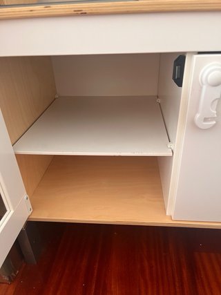 Cocinita IKEA madera con accesorios de comiditas