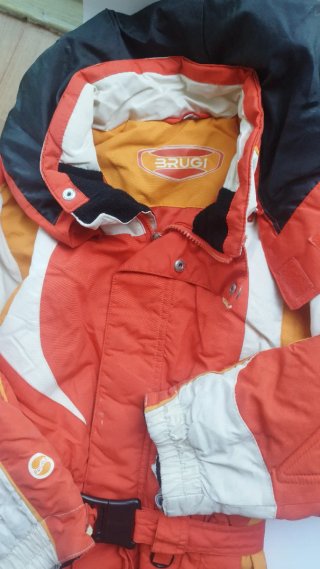 Mono de nieve infantil BRUGI naranja