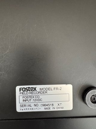 Grabadora Fostex FR-2 Field Memory Recorder
