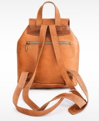 Mochila de cuero unisex