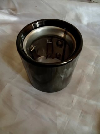Terminale di scarico auto 90x88 innesto 67/70mm