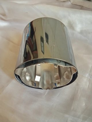 Terminale di scarico auto 90x88 innesto 67/70mm
