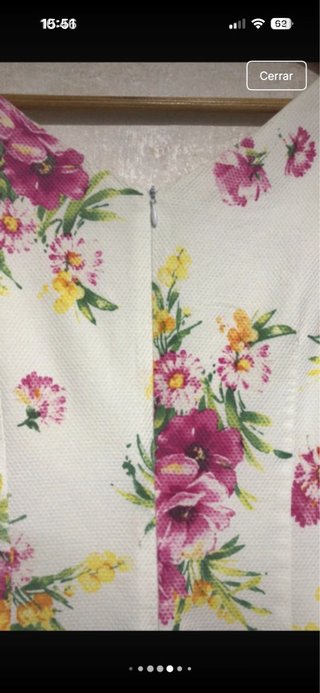Vestido floral El Corte Ingles talla 40.