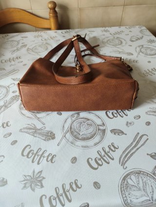 Bolso bandolera marrón