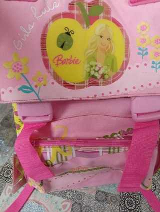 Zaino Barbie rosa con stampa