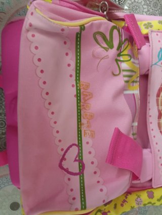 Zaino Barbie rosa con stampa