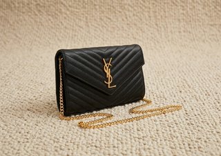 Bolso Saint Laurent YSL Monogram Envelope Negro