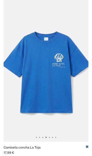 Camiseta concha Gran Hotel La Toja Azul