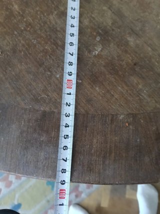 Mesa clasica de comedor de madera maciza
