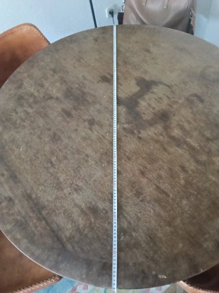 Mesa clasica de comedor de madera maciza