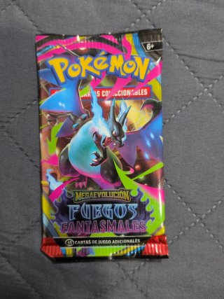 2 Paquetes Cartas Pokémon Fuego Fantasmal