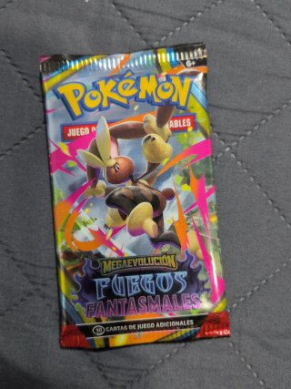 2 Paquetes Cartas Pokémon Fuego Fantasmal