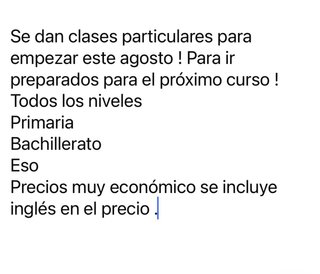 Clases particulares