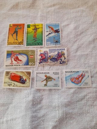 Francobolli serie olimpiadi