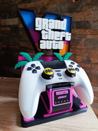Expositor mando GTA personalizable con nombre