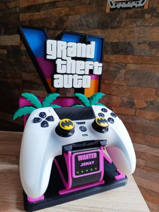 Expositor mando GTA personalizable con nombre