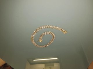Cadena Oro 8k Diamantes Zvaroschi
