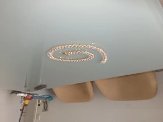 Cadena Oro 8k Diamantes Zvaroschi