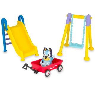 Parque Infantil Bluey: Tobogán, Carro y Columpio