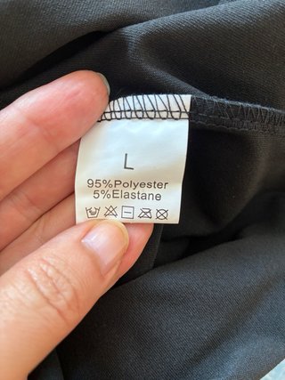 Vestido mini verano negro talla L