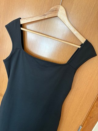 Vestido mini verano negro talla L